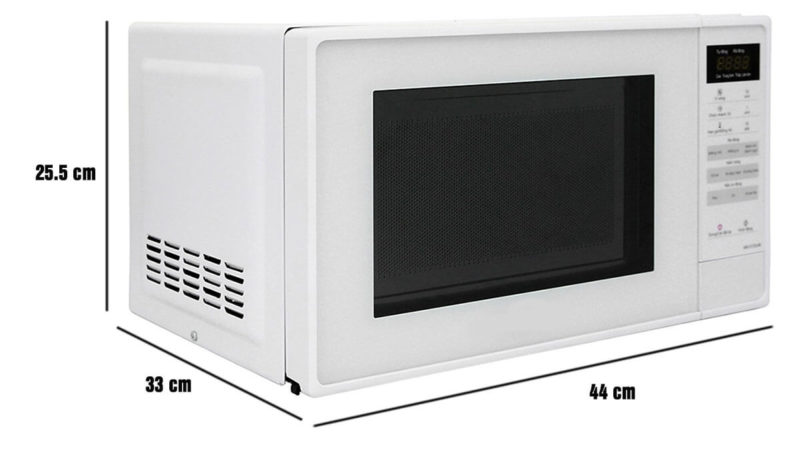 Một số kích thước lò vi sóng thường gặp nhất 2023 1 cách chọn kích thước lò vi sóng phù hợp