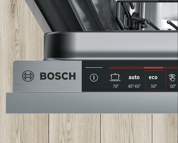 Tìm hiểu về chế độ Eco máy rửa bát Bosch là gì? 3 Chế độ Eco máy rửa bát Bosch giúp bạn tiết kiệm được một khoản chi phí tiền điện