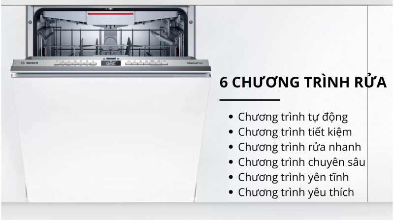 Máy rửa chén âm toàn phần Bosch SMV4ECX14E Serie 4 22 may rua chen bosch smv4ecx14e 5 Gia Dụng Đức Đà Nẵng
