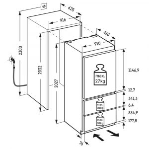 Tủ lạnh âm tủ Liebherr 480 lít ECBN 6156 PremiumPlus BioFresh NoFrost 8 tu lanh liebherr ecbn 6156 9 Gia Dụng Đức Đà Nẵng