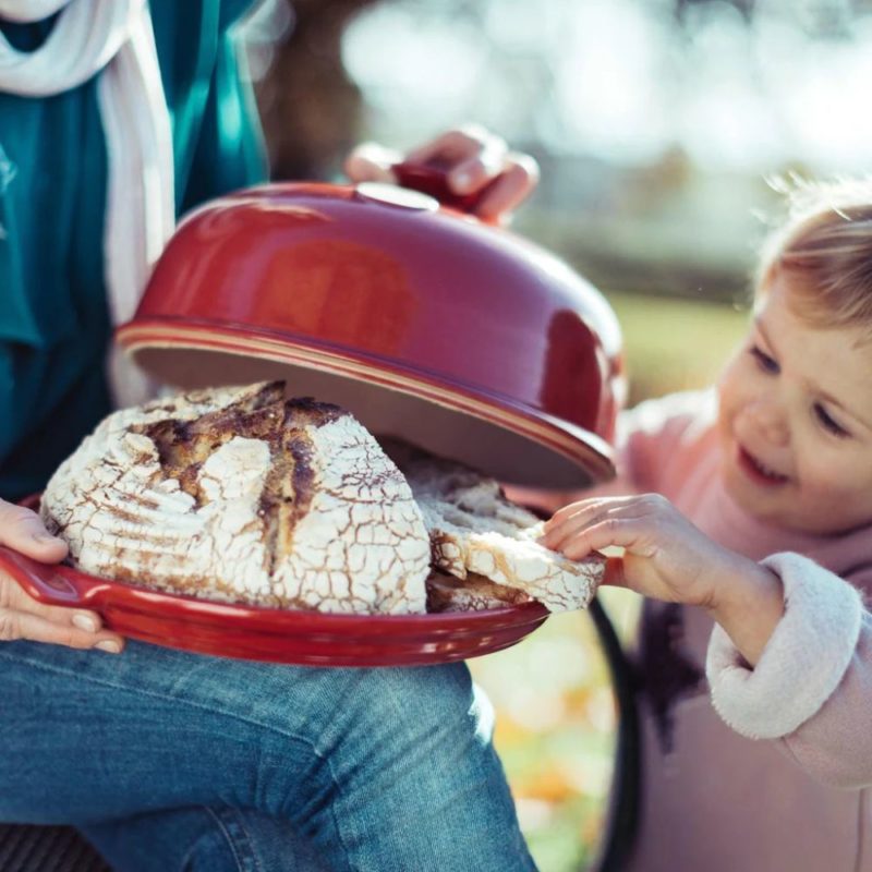 Thố Nướng Bánh Mì Có Nắp Emile Henry EH349108 34x28,5x16,5cm 10 Thố Nướng Bánh Mì Có Nắp Emile Henry EH349108 34x28,5x16,5cm