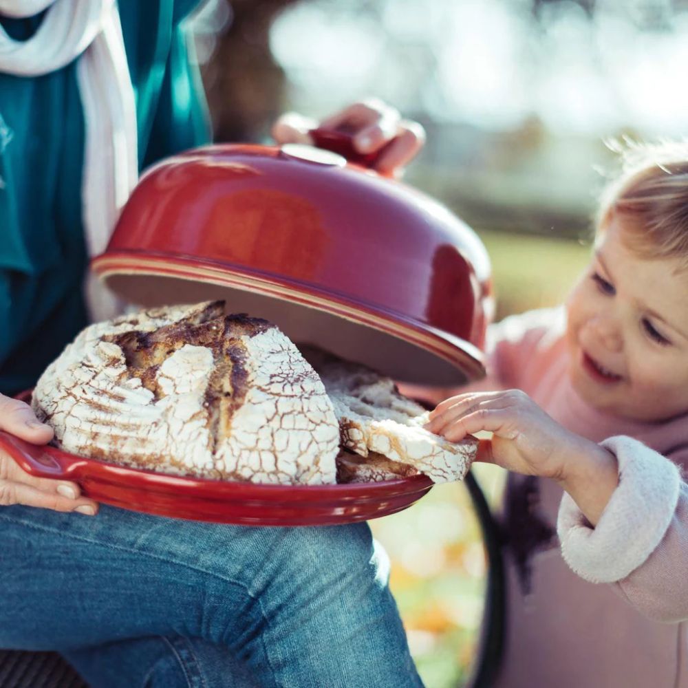 8-9 Thố Nướng Bánh Mì Có Nắp Emile Henry EH349108 34x28,5x16,5cm