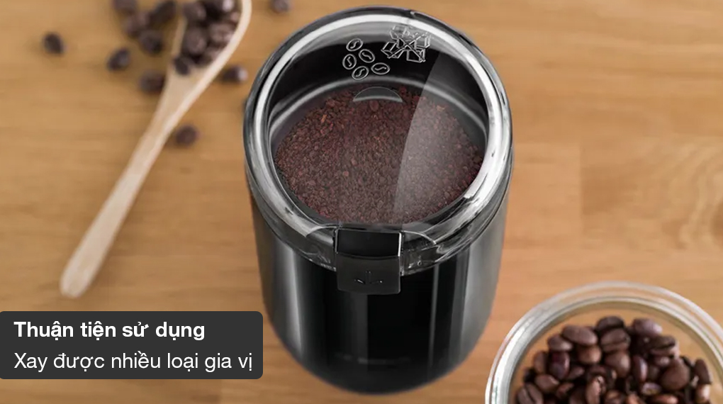 Máy xay cafe cầm tay Bosch TSM6A - Xay được gia vị