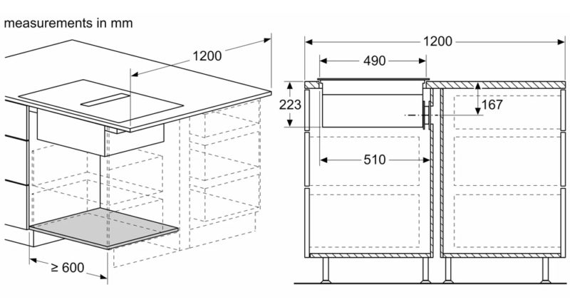Bếp từ kết hợp hút mùi 4 vùng nấu Bosch PXX875D67E Series 8 7400 W 36 Bep Tu Bosch PXX875D67E Serie 8 12 e1711534508555 Gia Dụng Đức Đà Nẵng