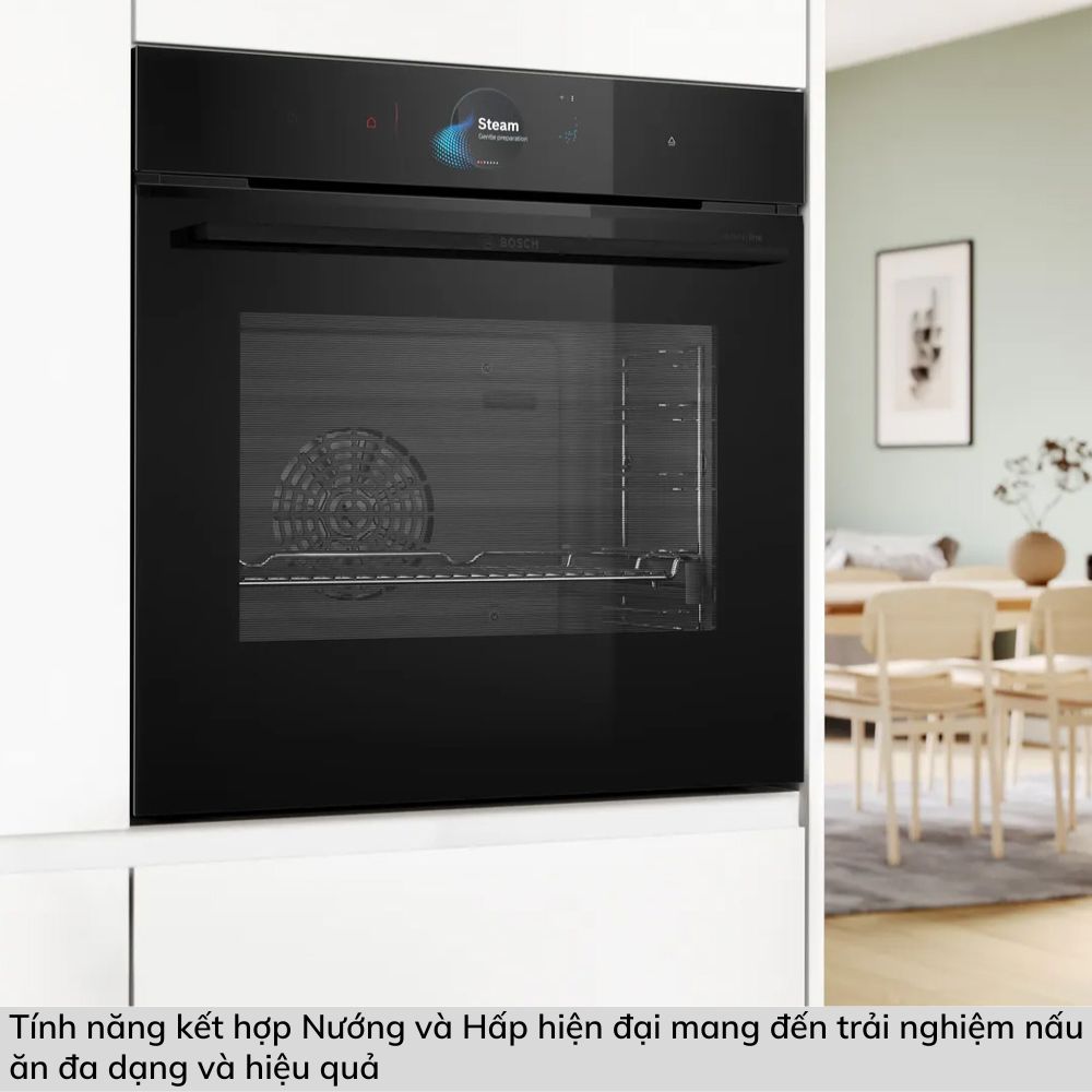 Lò Nướng Bosch HSG958DB1-1 Lò Nướng Kết Hợp Hấp Bosch HSG958DB1
