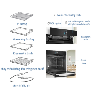 Lò Nướng Kết Hợp Hấp Bosch HRG978NB1 Serie 8
