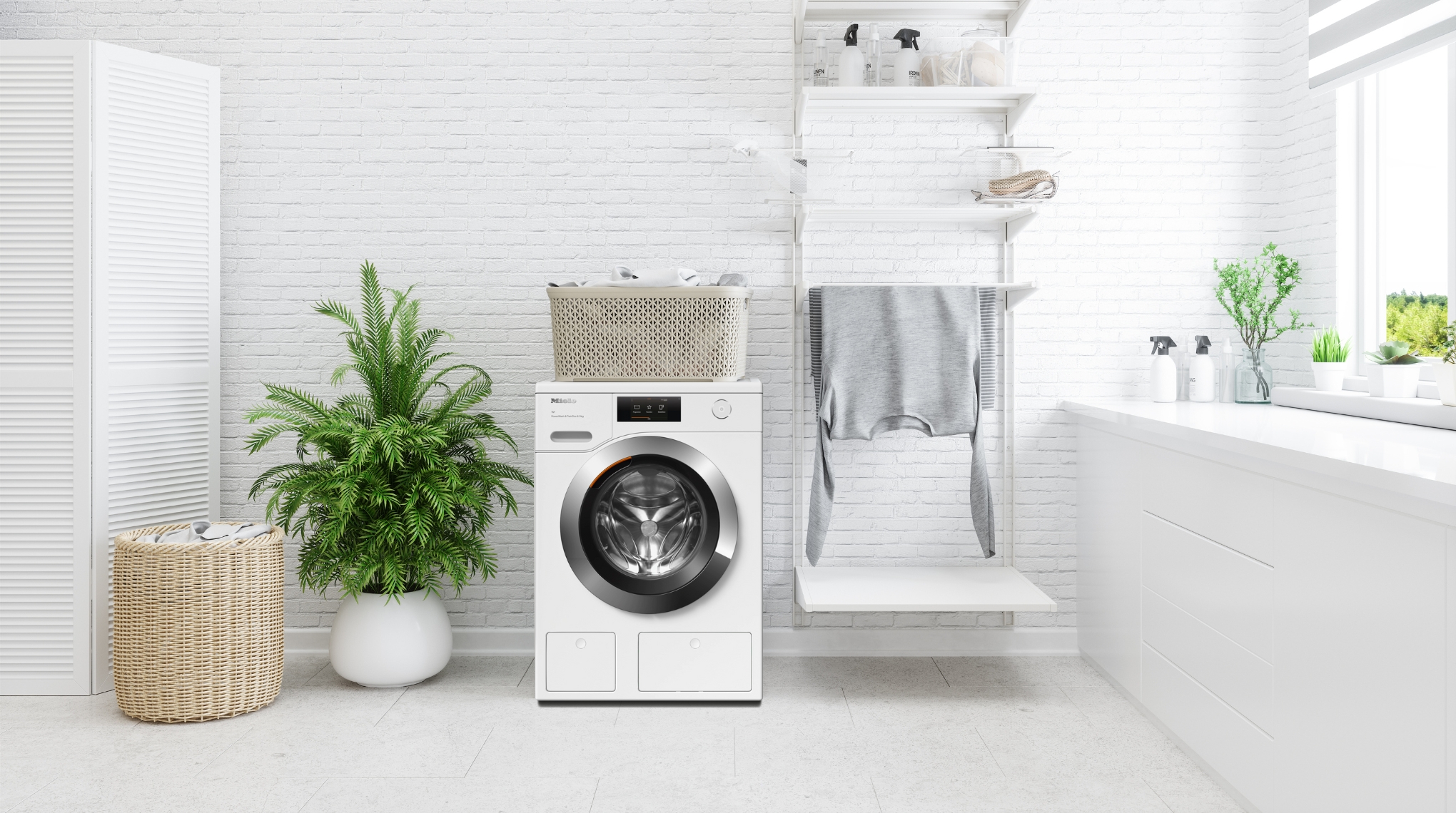 Máy giặt Miele 9 kg WCR860WPS W1 - Tổng quan thiết kế Máy giặt Miele 9 kg WCR860WPS W1