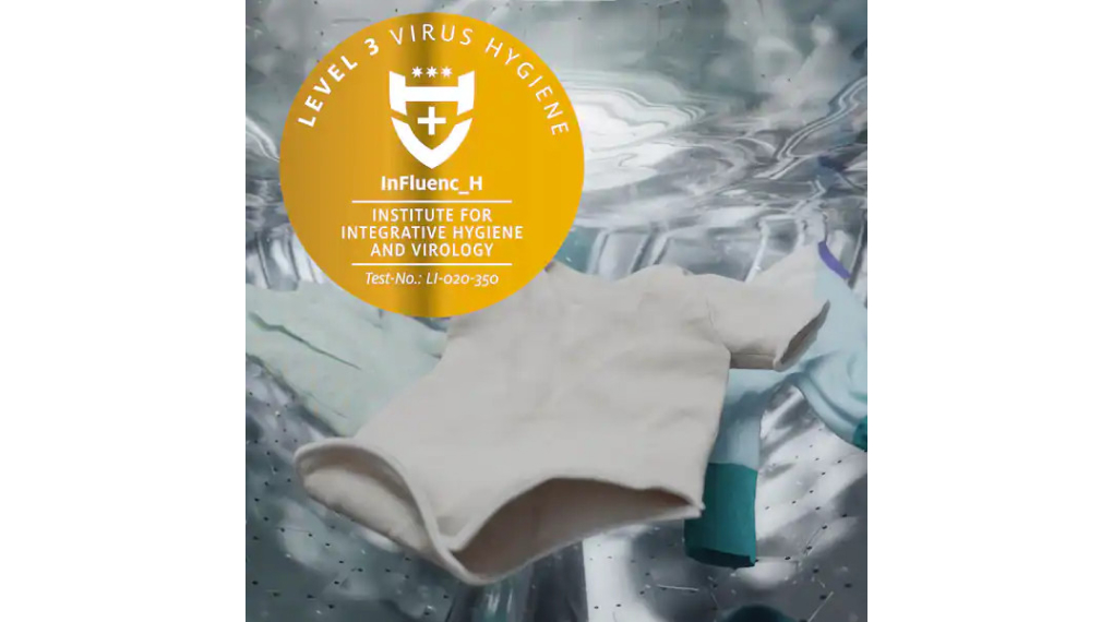 Máy giặt Miele 9 kg WCR860WPS W1 - Khả năng loại bỏ đến 99.99% virus đã được khoa học chứng minh Máy giặt Miele 9 kg WCR860WPS W1