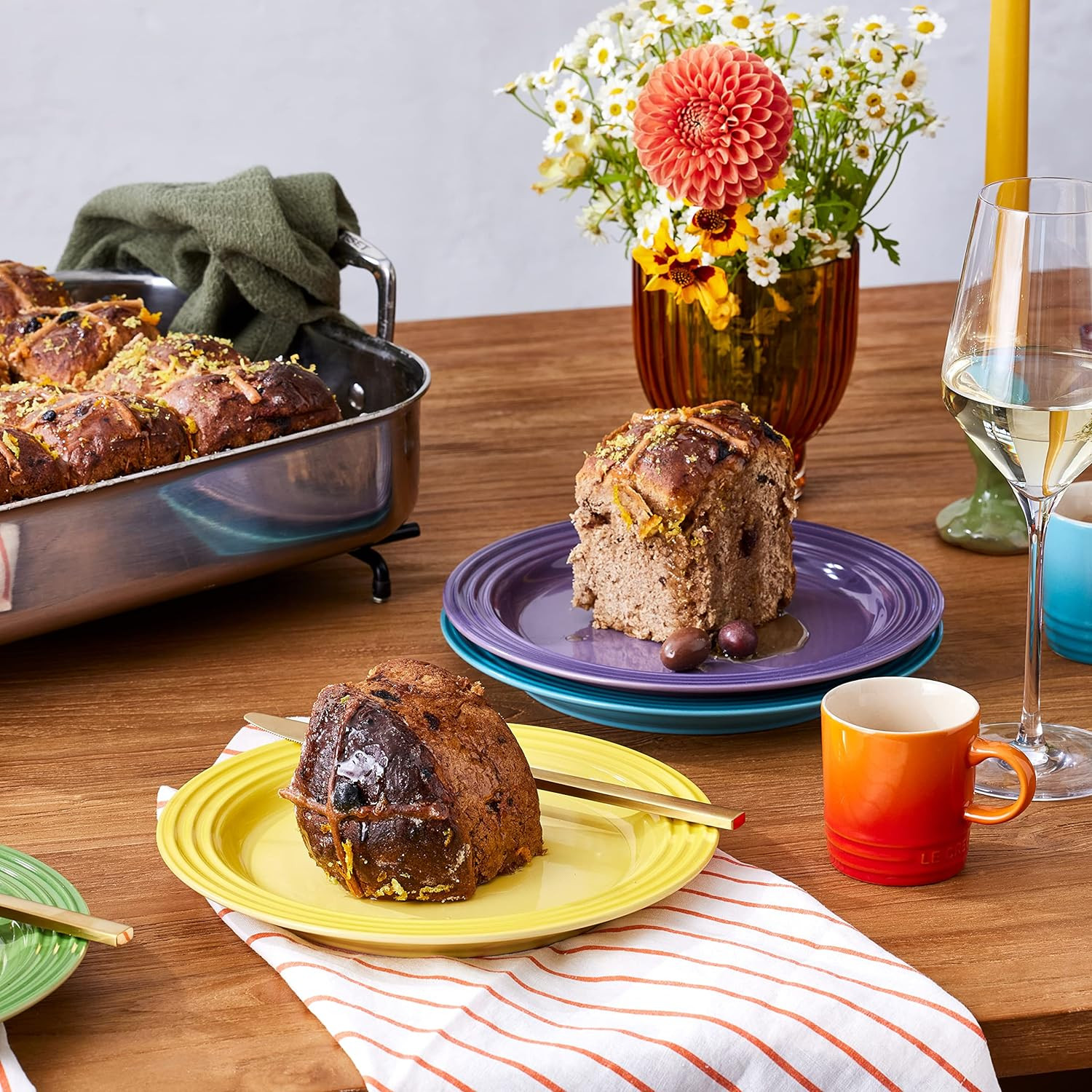 Set 6 Đĩa 22cm Rainbow Le Creuset N085985