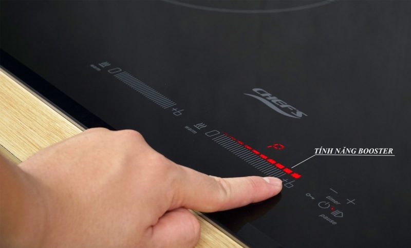 Chức năng Booster của bếp từ