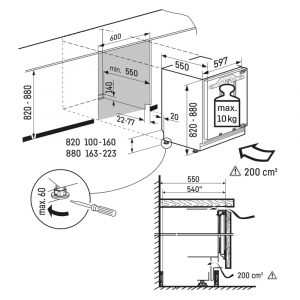 Tủ đông mini âm tủ Liebherr 95 lít SUIG 1514 Comfort 8 tu dong liebherr suig 1514 9 Gia Dụng Đức Đà Nẵng