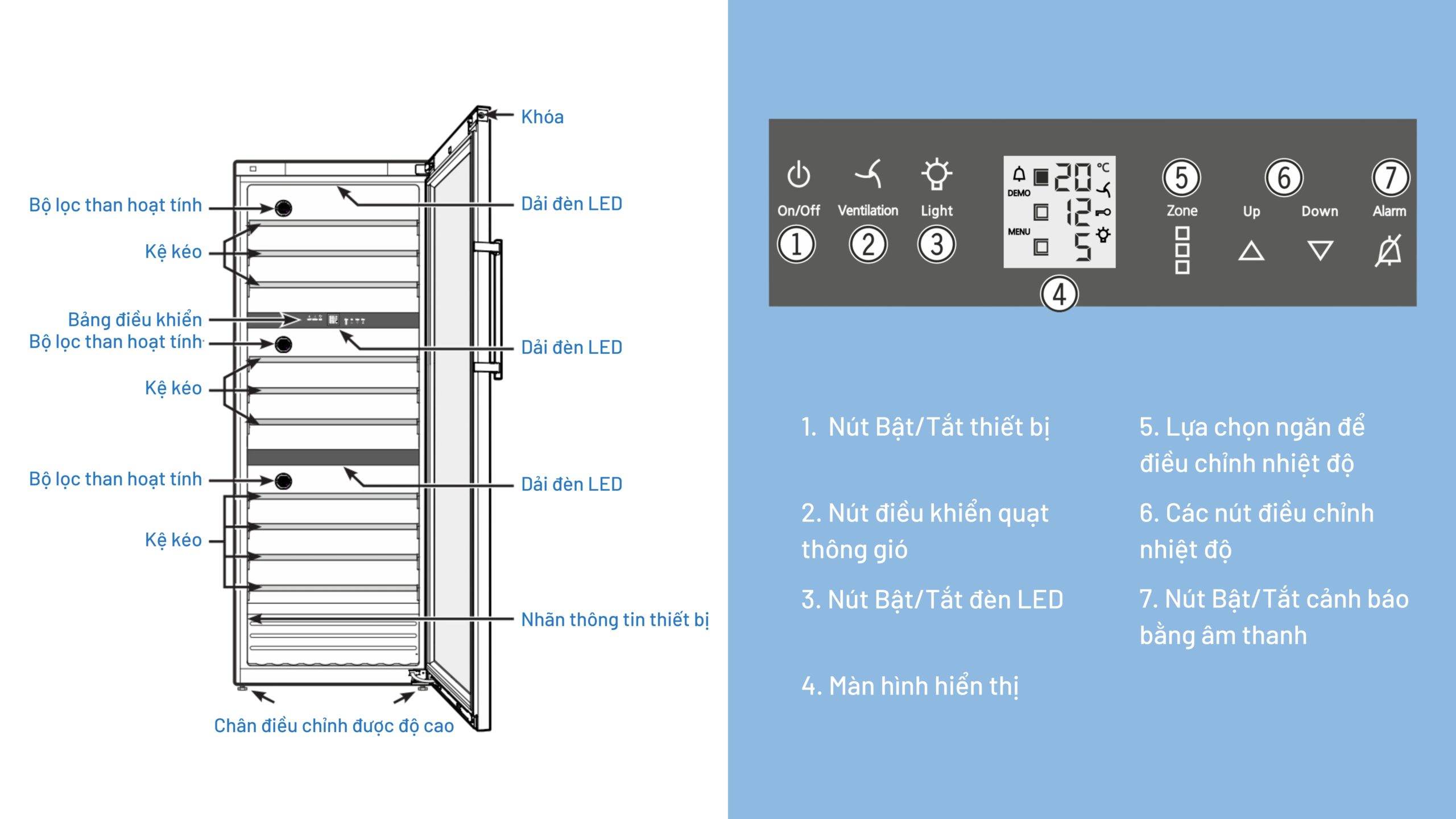 Tủ Rượu Độc Lập Liebherr WTes 5872 Tủ Rượu Độc Lập Liebherr WTes 5872