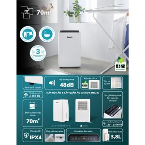 may hut am woods mrd20g 1 2 Gia Dụng Đức Đà Nẵng
