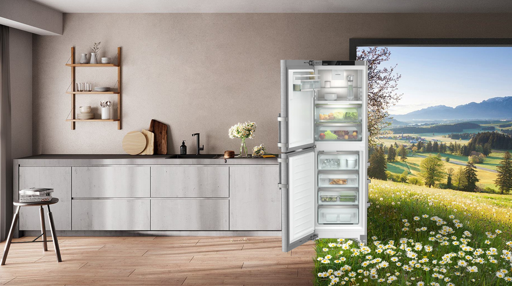 Tủ lạnh độc lập Liebherr 314 L SBNsdh 5264 Prime BioFresh NoFrost - Kiểu dáng hiện đại Tủ lạnh độc lập Liebherr 314 L SBNsdh 5264 Prime BioFresh NoFrost - Kiểu dáng hiện đại