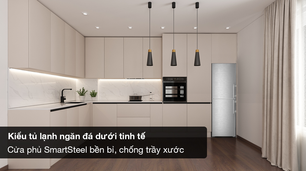 Tủ lạnh độc lập Liebherr 314 lít SBNsdh 5264 Prime BioFresh NoFrost 17 Tủ lạnh độc lập Liebherr 314 L SBNsdh 5264 Prime BioFresh NoFrost - Tổng quan thiết kế