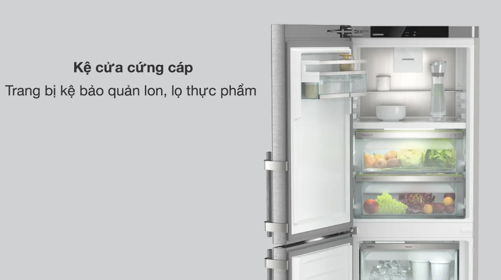 Tủ lạnh độc lập Liebherr 314 lít SBNsdh 5264 Prime BioFresh NoFrost 18 Tủ lạnh độc lập Liebherr 314 L SBNsdh 5264 Prime BioFresh NoFrost - Kệ cửa cứng cáp