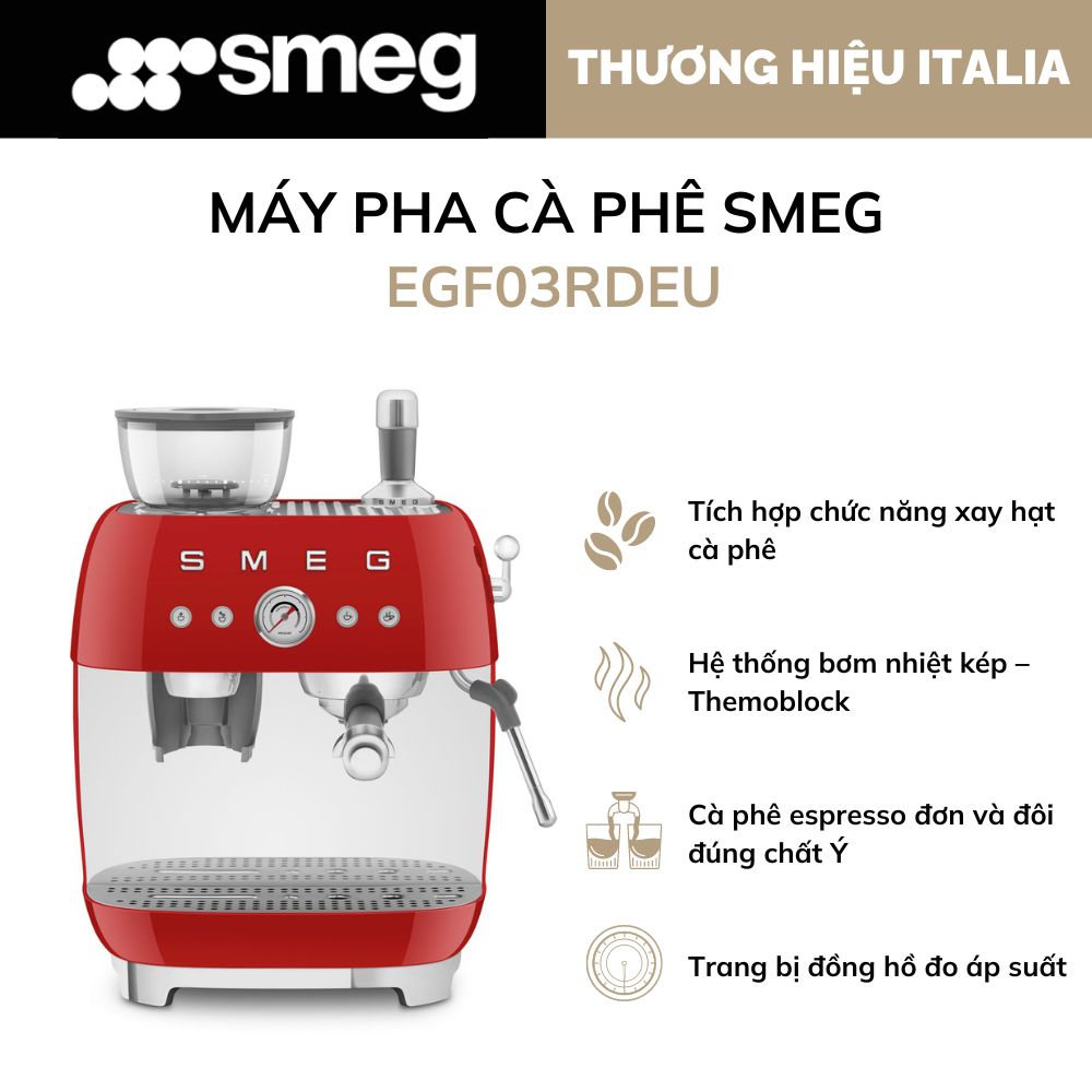May pha ca phe SMEG EGF03RDEU Gia Dụng Đức Đà Nẵng