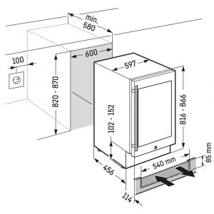 Tu Ruou Am Tuong Liebherr UWTes 1672 Vinidor 8 1 Gia Dụng Đức Đà Nẵng