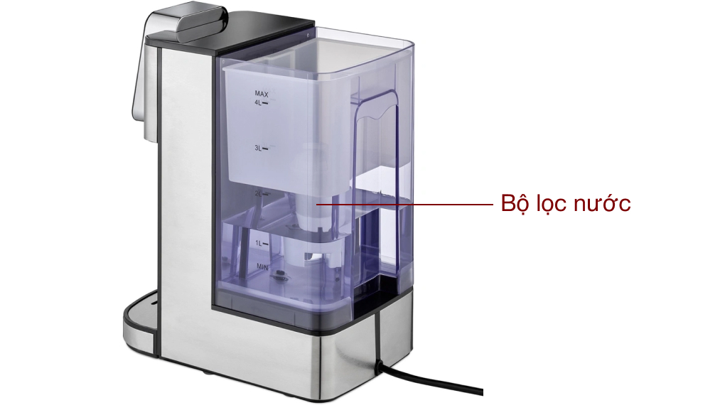 Bình thủy điện Caso HW1660 - Bộ lọc nước Bình thủy điện Caso HW1660