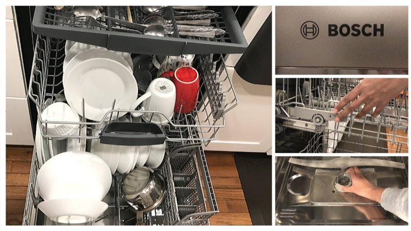 Khám phá hệ thống giỏ đựng của máy rửa bát Bosch chi tiết 3 Giá đỡ của máy rửa chén Bosch