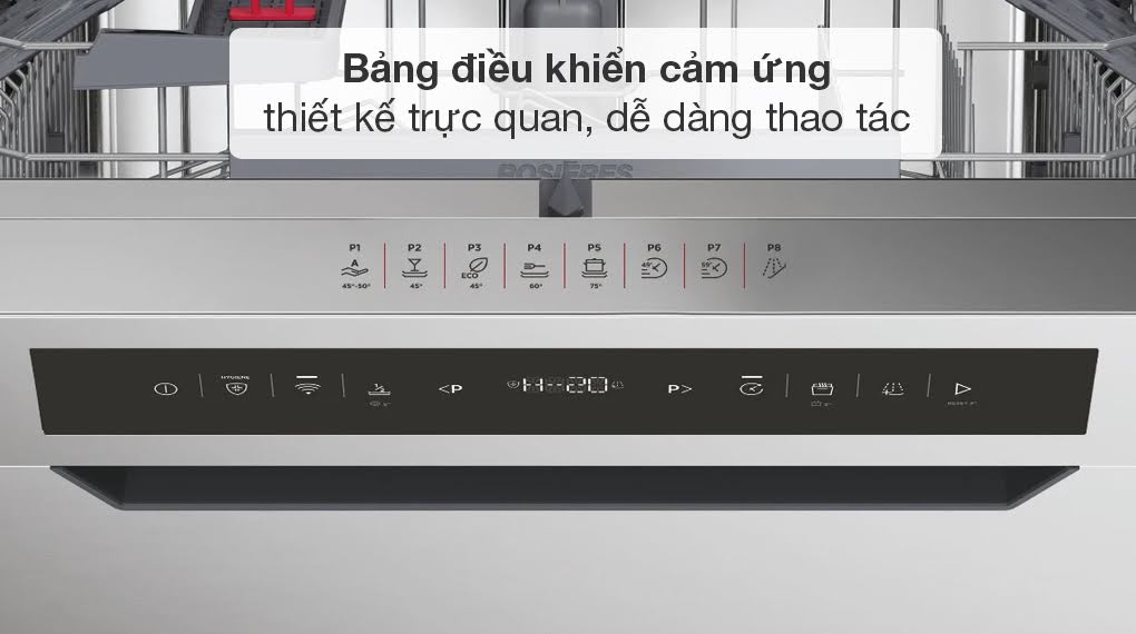 Máy rửa chén độc lập Rosières RF4C7F0W-04 - Bảng điều khiển cảm ứng dễ sử dụng may rua chen rosieres rf4c7f0w 04 7 1 Gia Dụng Đức Đà Nẵng