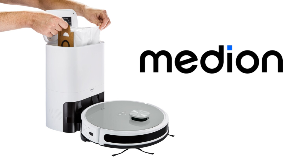 Robot hút bụi lau nhà Medion MD 11500 X21 SW - Sự lựa chọn tuyệt vời để giữ cho sàn nhà luôn sạch sẽ Robot hút bụi lau nhà Medion MD 11500 X21 SW