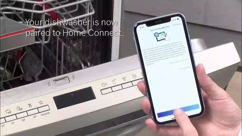 Tối ưu hoá chu trình rửa với Home Connect