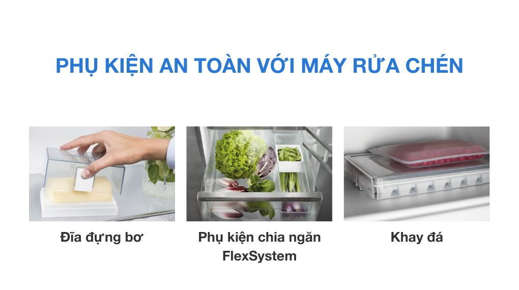 Tủ lạnh âm tủ Liebherr 297 L IRBPh 5170 Peak BioFresh - Phụ kiện an toàn với mấy rửa chén Tủ lạnh âm tủ Liebherr 297 L IRBPh 5170 Peak BioFresh