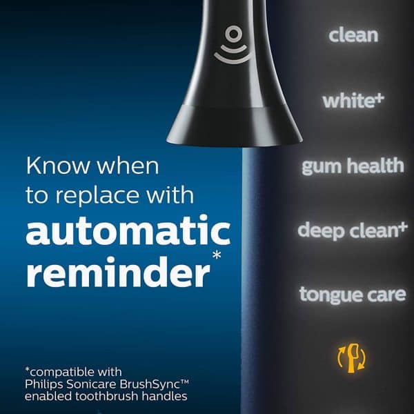 Bộ 4 Đầu Bàn Chải Điện Philips HX9054/33 Sonicare Premium Gum Care - Màu Đen-4
