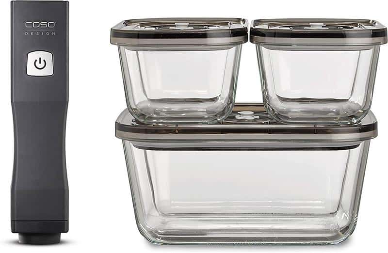 Bộ Hộp Đựng Thực Phẩm Và Máy Hút Chân Không Caso 1169 9 Bộ Hộp Đựng Thực Phẩm Và Máy Hút Chân Không Caso 1169