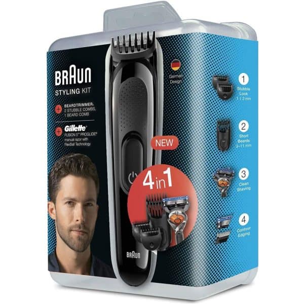 Tông Đơ Cắt Tóc Cạo Râu Braun Styling Kit SK3000 4 in 1 7 Tông Đơ Cắt Tóc Cạo Râu Braun Styling Kit SK3000 4 in 1-1
