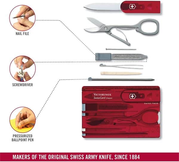 Dụng Cụ Đa Năng Victorinox Swisscard Ruby 0.7100.T 9 Dụng Cụ Đa Năng Victorinox Swisscard Ruby 0.7100.T-1