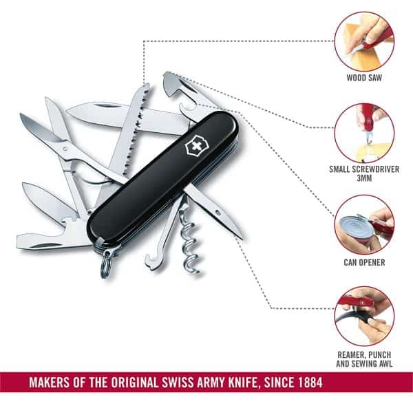 Dụng Cụ Đa Năng Victorinox Huntsman G/Nere. 1.3713.3 - Black-1