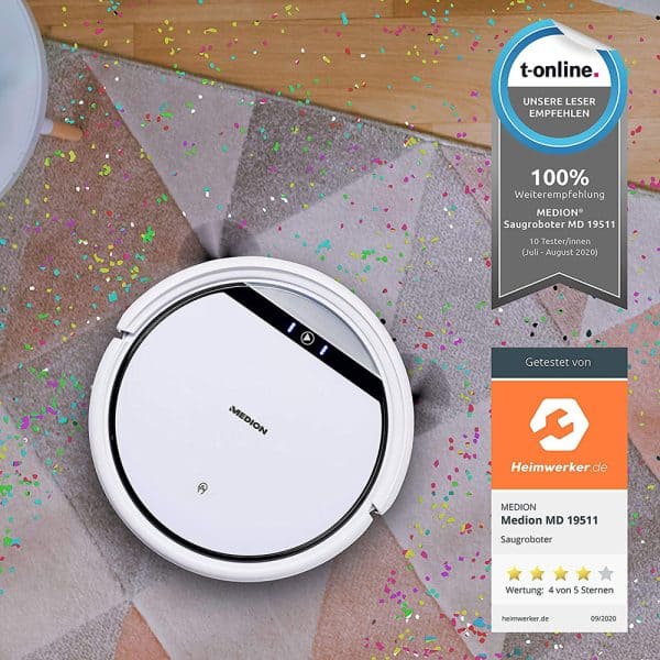 Robot Hút Bụi Medion MD19511 12 Robot Hút Bụi Medion MD19511-1