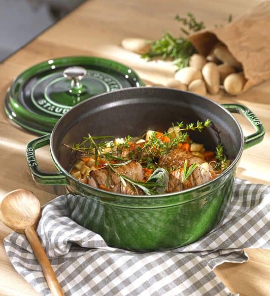 Nồi Gang Staub La Cocotte Green 40509-354-0 Size 22cm - 2,6L