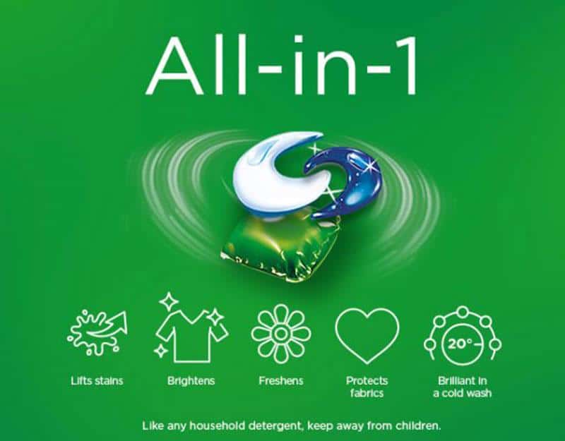 Túi Viên Giặt Ariel Universal+ 8039 - 50 Viên-1