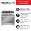 Bếp Gas Kết Hợp Lò Nướng GLEM MQB612VI