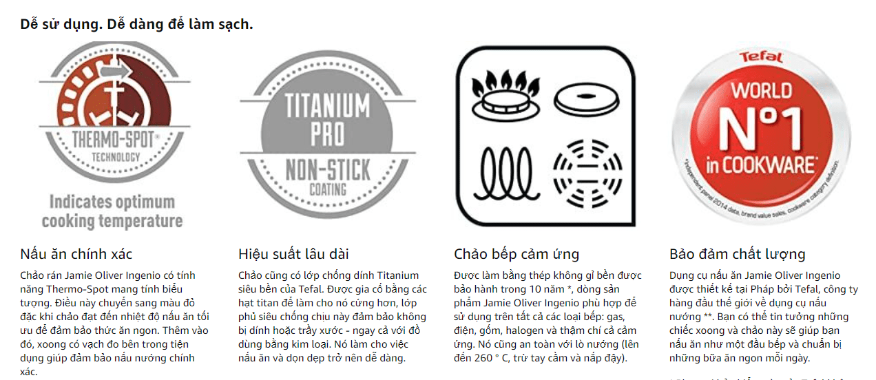Bộ Nồi Chảo Tefal Ingenio Jamie Olive L95691 – 9 Món 19 Screenshot 17 Gia Dụng Đức Đà Nẵng
