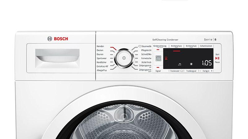 Máy Sấy Quần Áo Bơm Nhiệt Bosch WTW87541 Serie 8 - 9 Kg