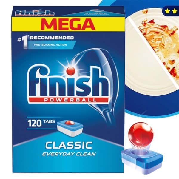 Viên Rửa Bát Finish Powerball Classic 120 Viên 6 Viên Rửa Bát Finish Powerball Classic 120 Viên-2