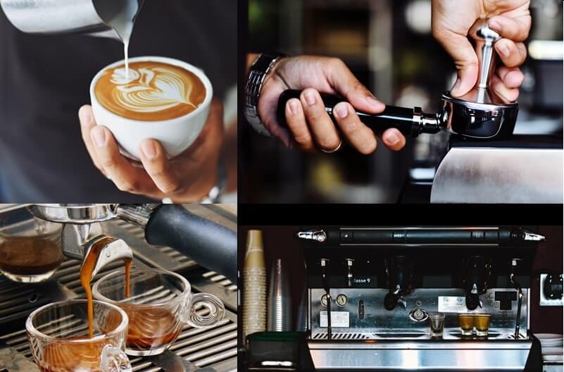 Máy Pha Cà Phê Bán Tự Động: Trải Nghiệm Pha Chế Cà Phê Chuyên Nghiệp 3 Pha cà phê với máy pha bán tự động