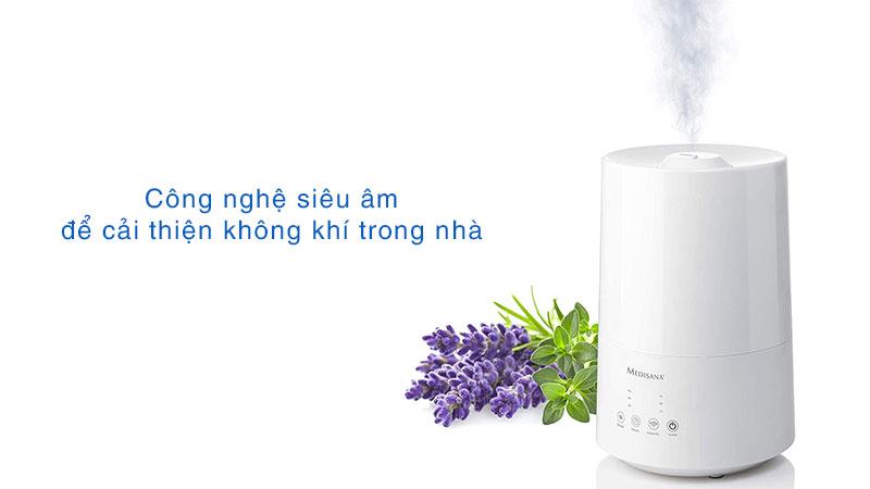 Máy Tạo Độ Ẩm Và Khuếch Tán Tinh Dầu Medisana AH 661
