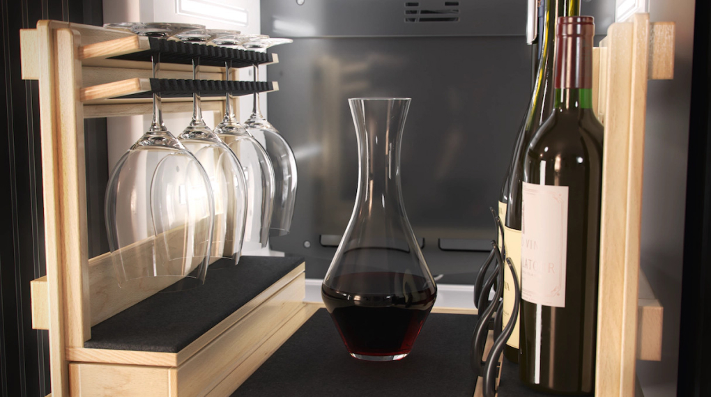 Tủ bảo quản rượu vang Miele KWT 2672 Vis MasterCool 91 chai âm tủ - Bộ chuẩn bị rượu mini Sommelierset Tủ bảo quản rượu vang Miele KWT 2672 Vis MasterCool 91 chai âm tủ