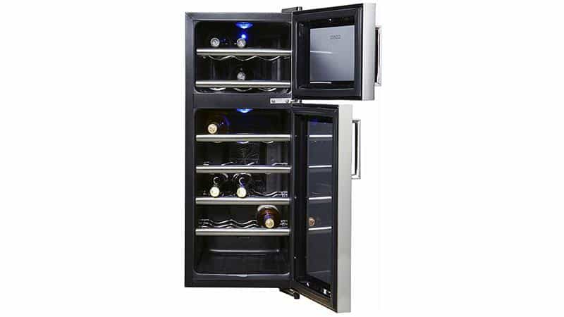 Tủ Bảo Quản Rượu Vang Caso WineDuett Touch 21 Chai - 635 12 Tủ Bảo Quản Rượu Vang Caso WineDuett Touch 21 Chai - 635-4