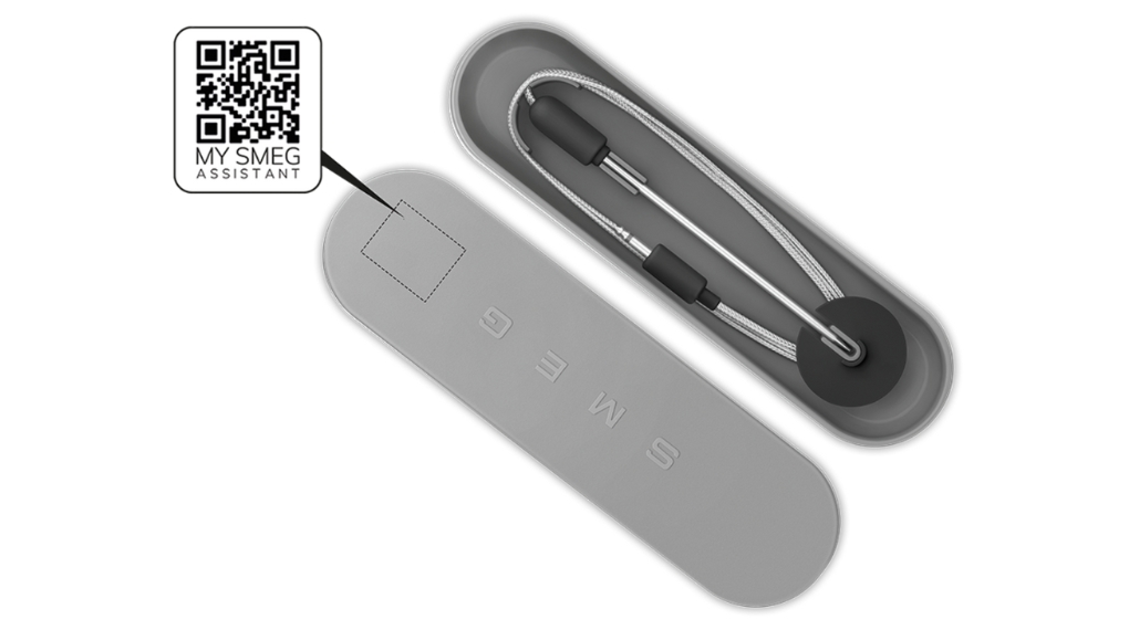 Bếp từ đơn SMEG PIC01 2100W - Mã QR kết nối trợ lý SMEG Bếp từ đơn SMEG PIC01 2100W