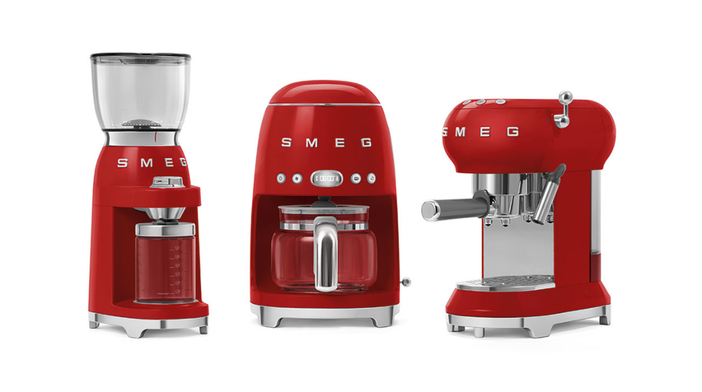 Máy Xay Hạt Cafe Smeg CGF11 19 May xay ca phe mau do Gia Dụng Đức Đà Nẵng
