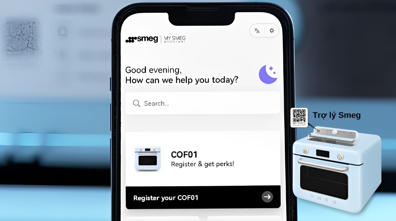 Lò nướng kèm hấp SMEG COF01 Độc lập 16 Ngan chua chat tay rua 52 1 Gia Dụng Đức Đà Nẵng