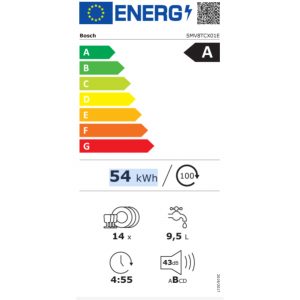 Máy rửa chén âm tủ Bosch SMV8TCX01E Serie 8 11 Thiet ke chua co ten Gia Dụng Đức Đà Nẵng
