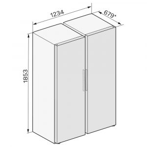 Tu dong ket hop tu ruou 287 lit Miele KWNS 4784 DE 9 Gia Dụng Đức Đà Nẵng