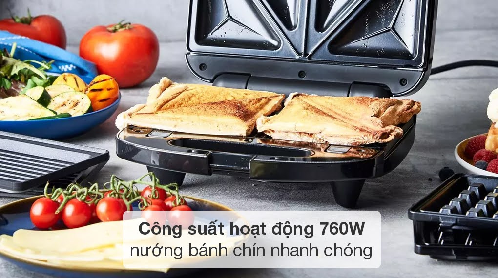 Máy nướng bánh Sandwich Russell Hobbs 24540-56 - Công suất hoạt động may nuong banh sandwich russell hobbs 24540 56 2 2 Gia Dụng Đức Đà Nẵng
